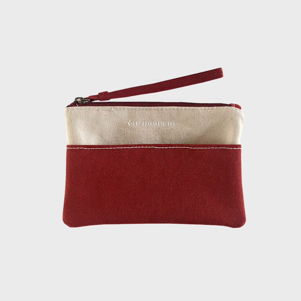 Canvas pouch (red)