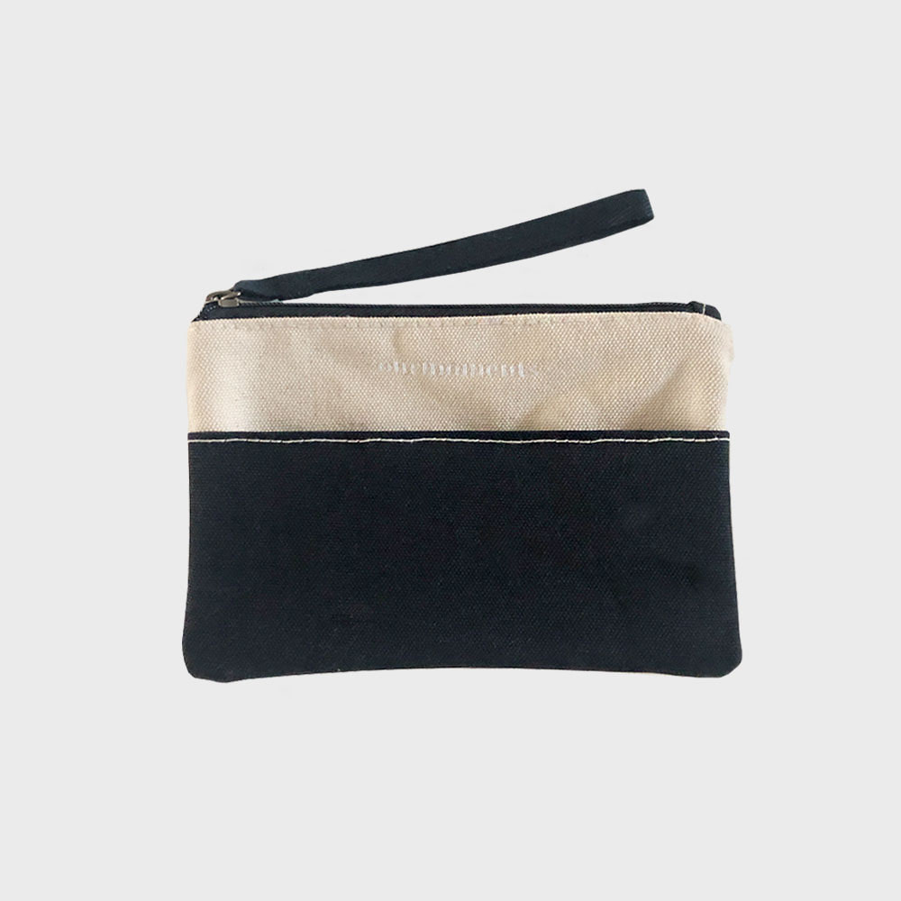 Canvas pouch (navy)